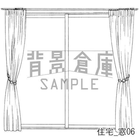 住宅_窓06_トーン