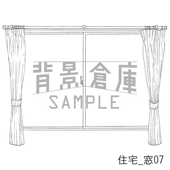 住宅_窓07_トーン