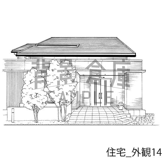 住宅_外観14_トーン