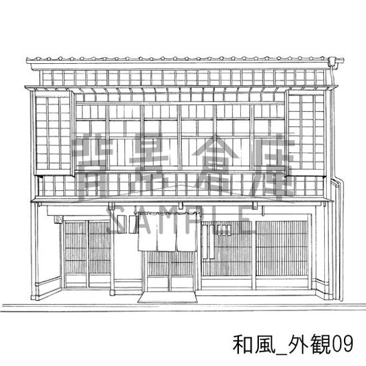 和風_外観09_トーン