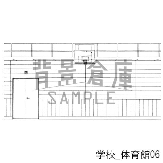 学校_セット8(体育館)