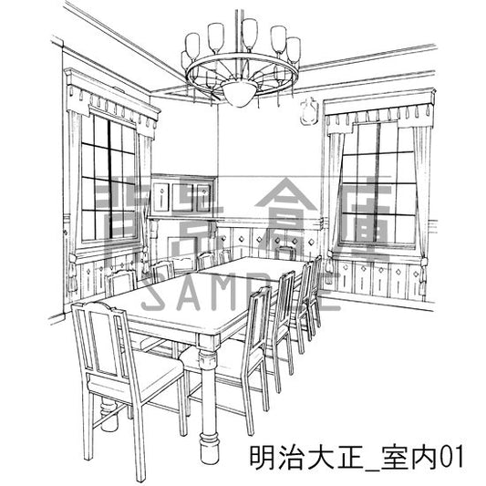 明治大正_セット3(室内 扉)