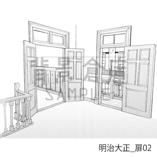 明治大正_扉02_トーン