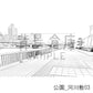 公園_河川敷03_トーン