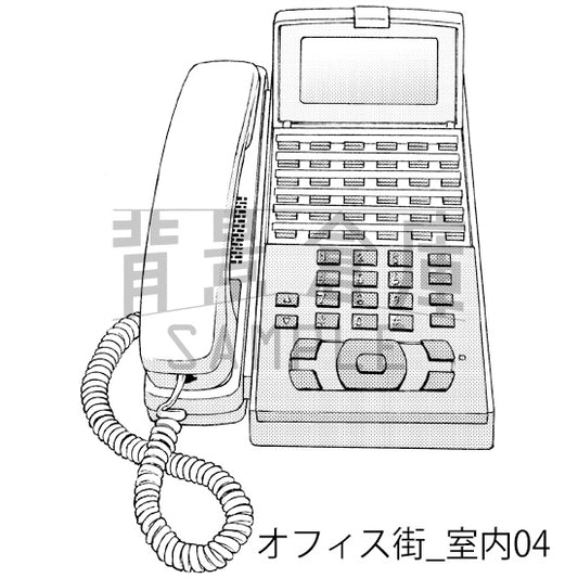 オフィス街_室内04_トーン