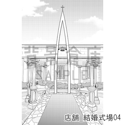 店舗_結婚式場04_トーン