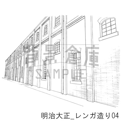 明治大正_背景素材集4（外観）_トーン
