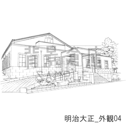 明治大正_外観04_トーン
