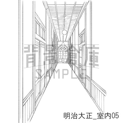 明治大正_背景素材集7（室内）_トーン