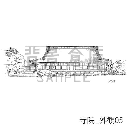 寺院_外観05_トーン