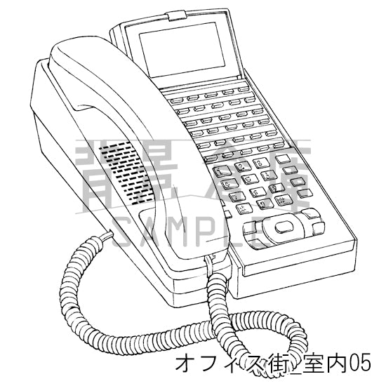 オフィス街_室内05_トーン