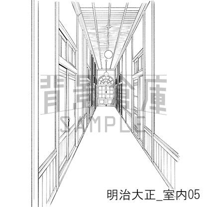 明治大正_室内05_トーン