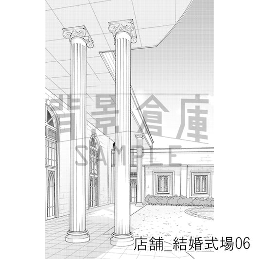 店舗_結婚式場06_トーン