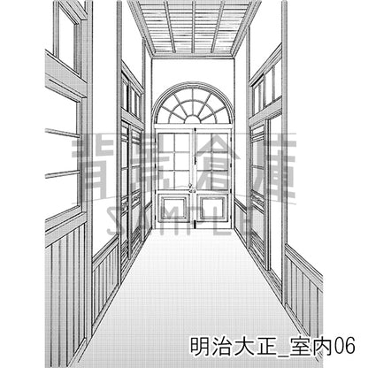 明治大正_背景素材集7（室内）_トーン