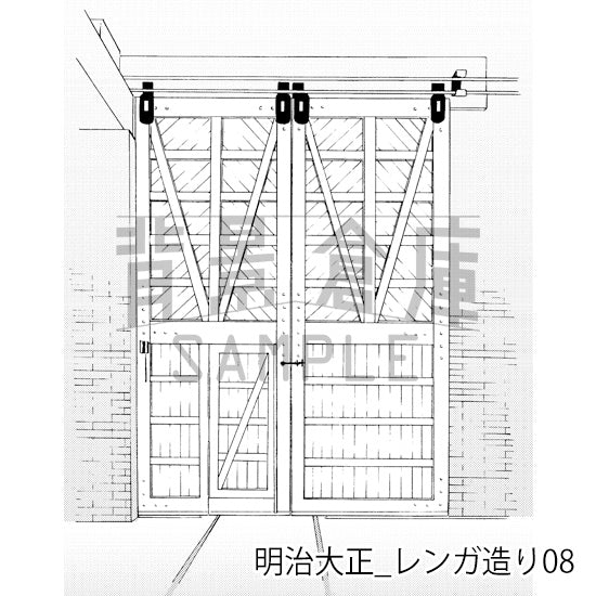 明治大正_レンガ造り08_トーン
