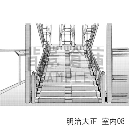 明治大正_室内08_トーン