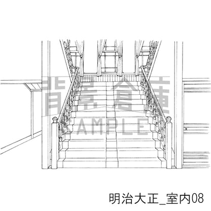 明治大正_背景素材集7（室内）_トーン