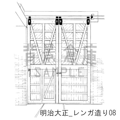 明治大正_レンガ造り08_トーン