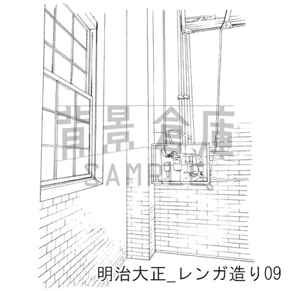 明治大正_背景素材集4（外観）_トーン