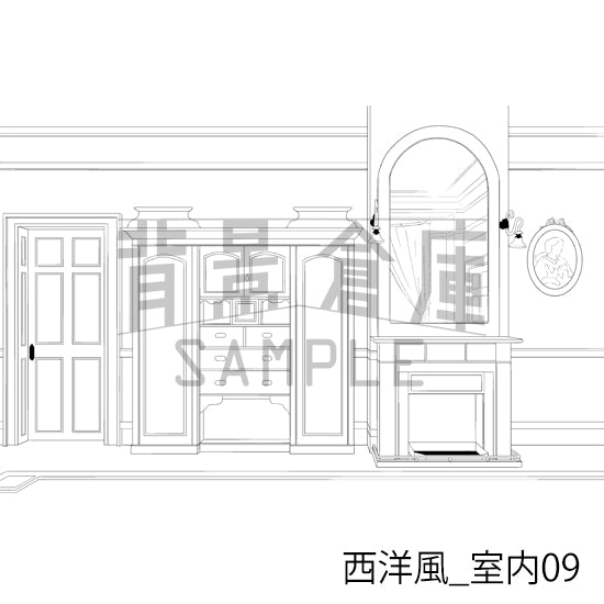 西洋風_室内09
