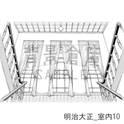 明治大正_背景素材集7（室内）_トーン