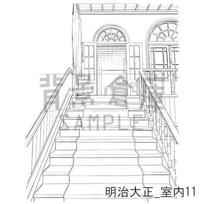 明治大正_背景素材集7（室内）_トーン