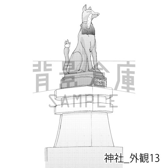 神社_外観13_トーン