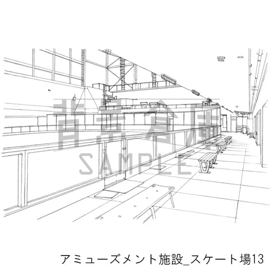 アミューズメント施設_スケート場13_トーン