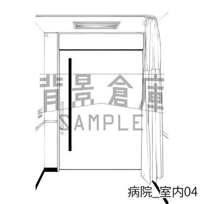 病院_室内04_トーン