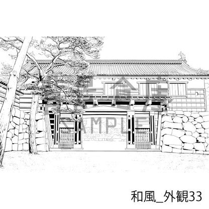 和風_外観33_トーン