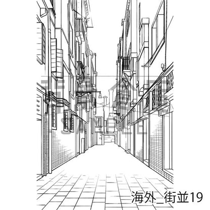 海外の背景集_セット3（街並）