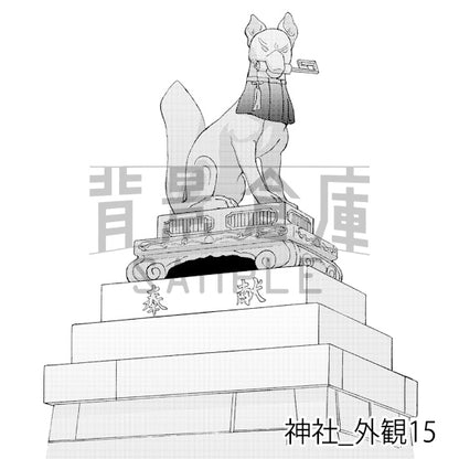 神社_外観15_トーン