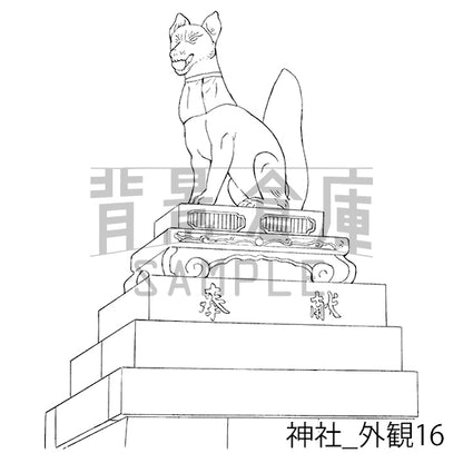 神社_外観16_トーン