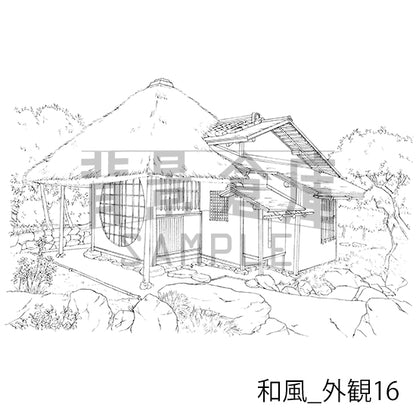 和風_外観16_トーン