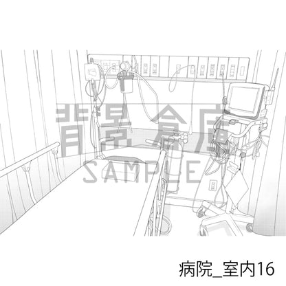 病院_室内16_トーン