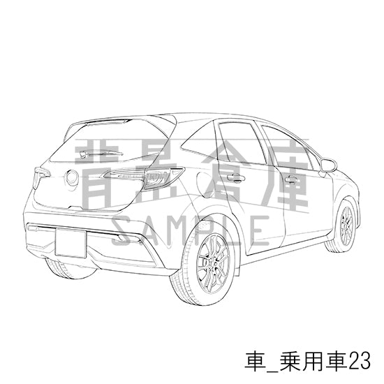 車_乗用車23_トーン