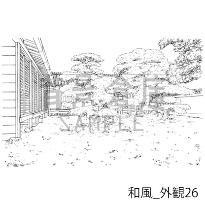 和風_外観26_トーン