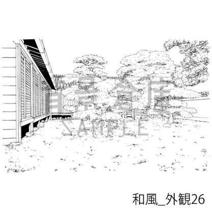 和風_外観26_トーン