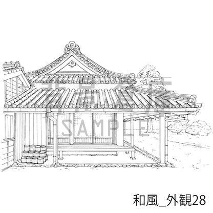 和風_外観28_トーン