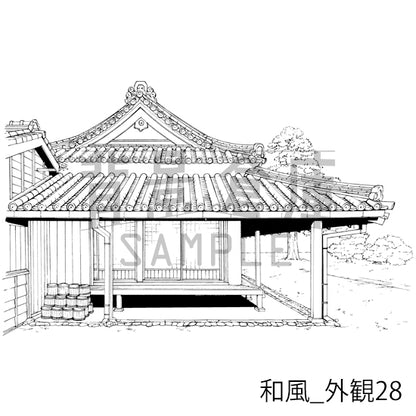 和風_外観28_トーン
