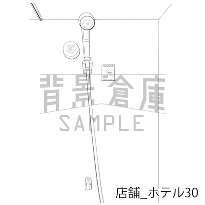 店舗_背景素材集12（ホテル）_トーン