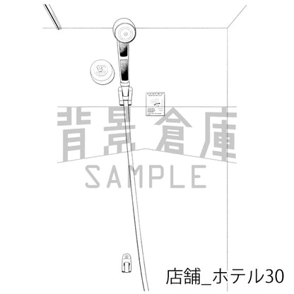 店舗_背景素材集12（ホテル）_トーン