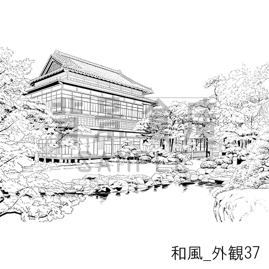和風_外観37_トーン