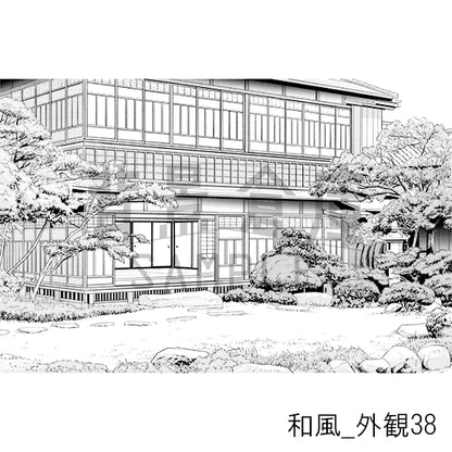 和風_外観38_トーン