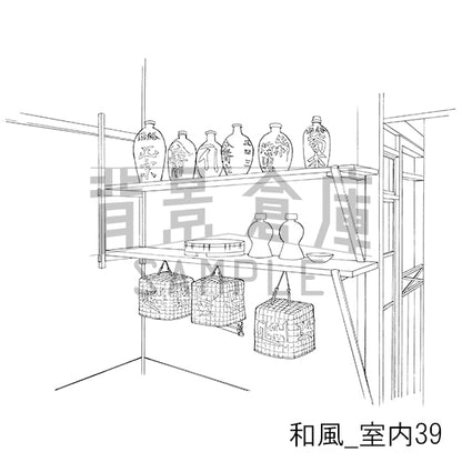 和風_室内39_トーン