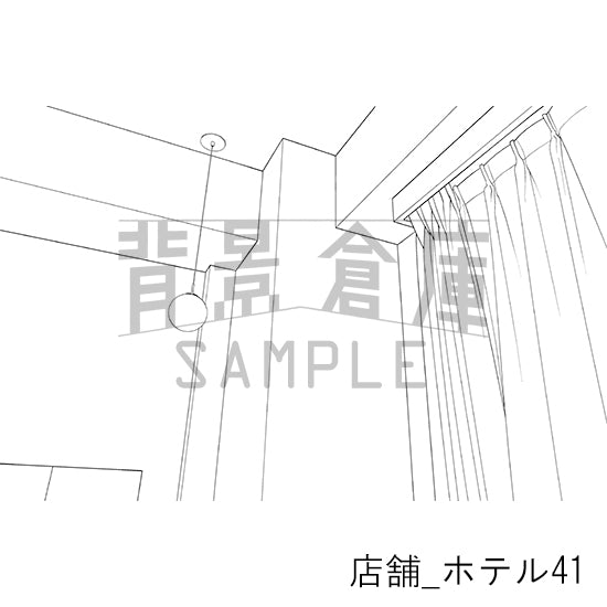 店舗_背景素材集38（ホテル）_トーン