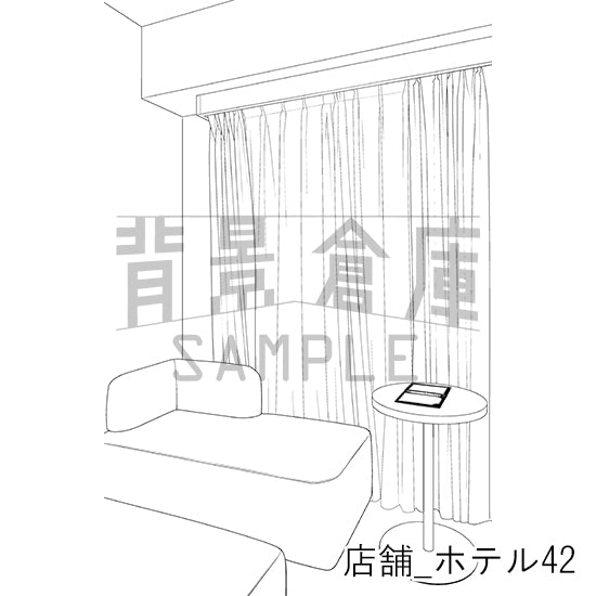 店舗_背景素材集38（ホテル）_トーン