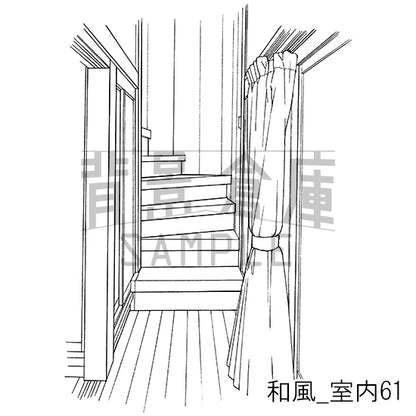和風_室内61_トーン