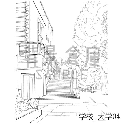学校_大学04_トーン