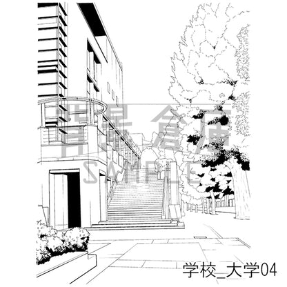 学校_大学04_トーン